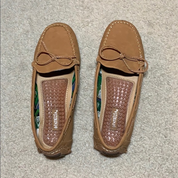 nema mustard suede leather striped loafers